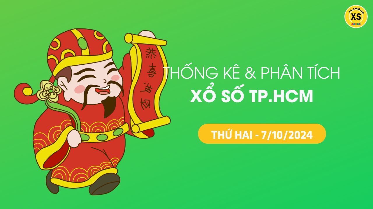 Tham khảo XSTP 7/10 : Thống kê và phân tích xổ số Thành Phố Hồ Chí Minh ngày 7/10/2024