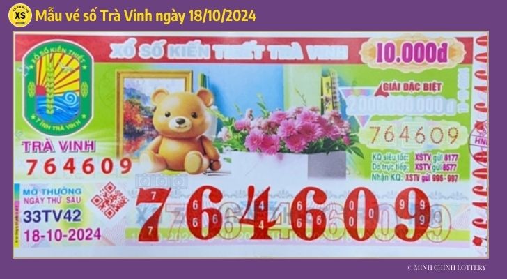 Tham khảo XSTV 1810 Thống kê và phân tích xổ số Trà Vinh ngày 18102024 1 Tham khảo XSTV 1810 Thống kê và phân tích xổ số Trà Vinh ngày 18102024 1