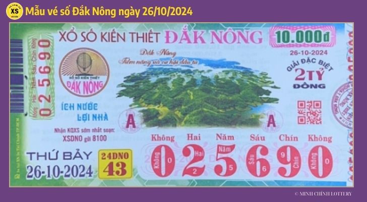Tham khảo XSDNO 2610 Thống kê và phân tích xổ số Đắk Nông ngày 26102024 1 Tham khảo XSDNO 2610 Thống kê và phân tích xổ số Đắk Nông ngày 26102024 1