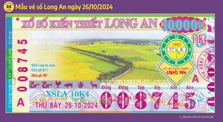 Tham khảo XSLA 2610 Thống kê và phân tích xổ số Long An ngày 26102024 1 Tham khảo XSLA 2610 Thống kê và phân tích xổ số Long An ngày 26102024 1