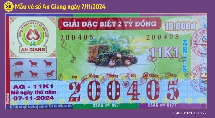 Tham khảo XSAG 711 Thống kê và phân tích xổ số An Giang ngày 7112024 1 Tham khảo XSAG 711 Thống kê và phân tích xổ số An Giang ngày 7112024 1
