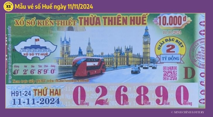 Tham khảo XSTTH 1111  Thống kê và phân tích xổ số Huế ngày 11112024 1