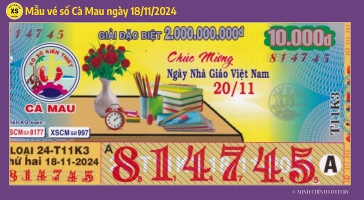 Tham khảo XSCM 1811 Thống kê và phân tích xổ số Cà Mau ngày 18112024 1 Tham khảo XSCM 1811 Thống kê và phân tích xổ số Cà Mau ngày 18112024 1