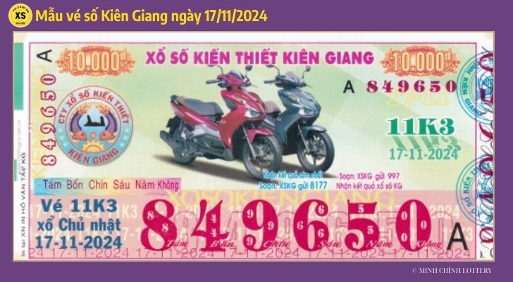 Tham khảo XSKG 1711 Thống kê và phân tích xổ số Kiên Giang ngày 17112024 1 Tham khảo XSKG 1711 Thống kê và phân tích xổ số Kiên Giang ngày 17112024 1