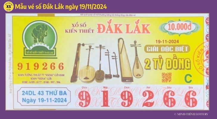 Tham khảo XSDLK 1911 Thống kê và phân tích xổ số Đắk Lắk ngày 19112024 1 Tham khảo XSDLK 1911 Thống kê và phân tích xổ số Đắk Lắk ngày 19112024 1