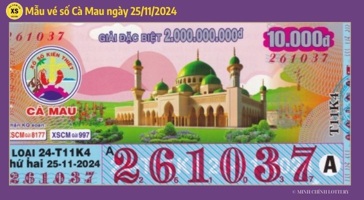 Tham khảo XSCM 2511 Thống kê và phân tích xổ số Cà Mau ngày 25112024 1 Tham khảo XSCM 2511 Thống kê và phân tích xổ số Cà Mau ngày 25112024 1
