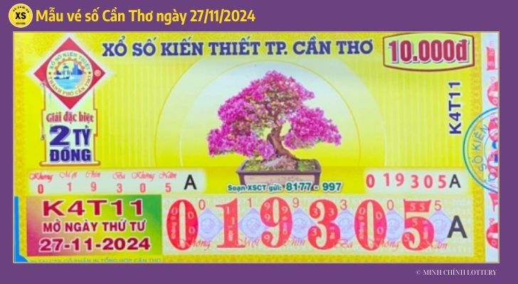 Tham khảo XSCT 2711 Thống kê và phân tích xổ số Cần Thơ ngày 27112024 1 Tham khảo XSCT 2711 Thống kê và phân tích xổ số Cần Thơ ngày 27112024 1