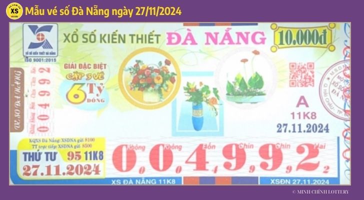 Tham khảo XSDNA 2711 Thống kê và phân tích xổ số Đà Nẵng ngày 27112024 1 Tham khảo XSDNA 2711 Thống kê và phân tích xổ số Đà Nẵng ngày 27112024 1