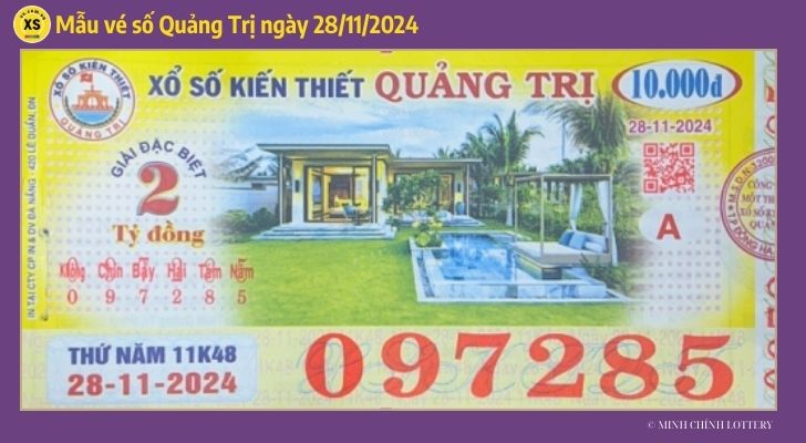 Tham khảo XSQT 2811 Thống kê và phân tích xổ số Quảng Trị ngày 28112024 1 Tham khảo XSQT 2811 Thống kê và phân tích xổ số Quảng Trị ngày 28112024 1