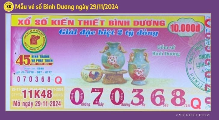 Tham khảo XSBD 2911 Thống kê và phân tích xổ số Bình Dương ngày 29112024 1 Tham khảo XSBD 2911 Thống kê và phân tích xổ số Bình Dương ngày 29112024 1