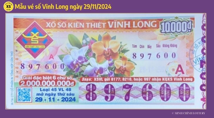 Tham khảo XSVL 2911 Thống kê và phân tích xổ số Vĩnh Long ngày 29112024 1 Tham khảo XSVL 2911 Thống kê và phân tích xổ số Vĩnh Long ngày 29112024 1