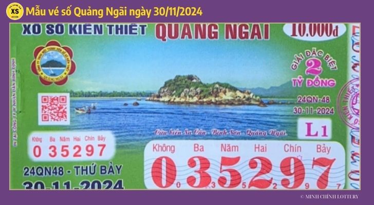 Tham khảo XSQNG 3011  Thống kê và phân tích xổ số Quảng Ngãi ngày 30112024 1