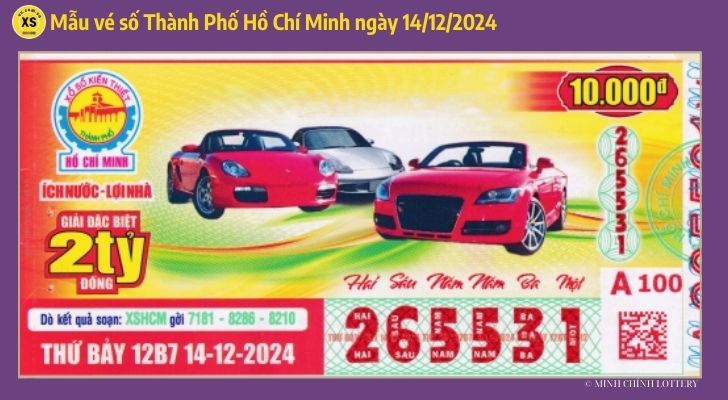Tham khảo XSTP 1412  Thống kê và phân tích xổ số Thành Phố Hồ Chí Minh ngày 14122024 1
