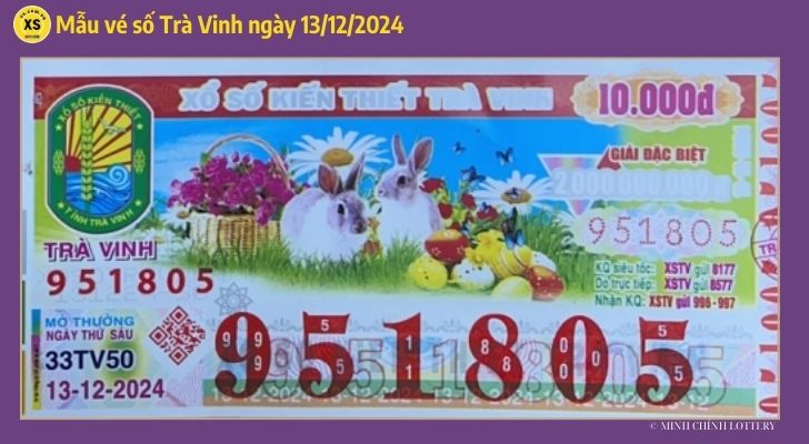 Tham khảo XSTV 1312 Thống kê và phân tích xổ số Trà Vinh ngày 13122024 1 Tham khảo XSTV 1312 Thống kê và phân tích xổ số Trà Vinh ngày 13122024 1