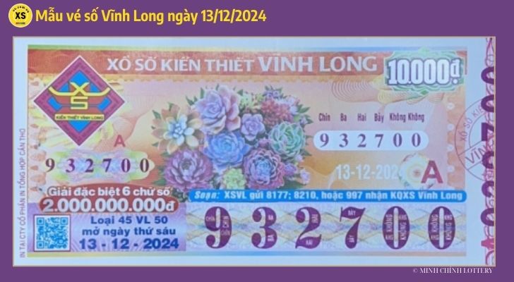 Tham khảo XSVL 1312 Thống kê và phân tích xổ số Vĩnh Long ngày 13122024 1 Tham khảo XSVL 1312 Thống kê và phân tích xổ số Vĩnh Long ngày 13122024 1