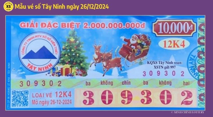 Tham khảo XSTN 2612 Thống kê và phân tích xổ số Tây Ninh ngày 26122024 1 Tham khảo XSTN 2612 Thống kê và phân tích xổ số Tây Ninh ngày 26122024 1