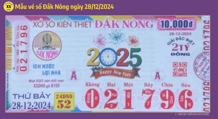 Tham khảo XSDNO 2812 Thống kê và phân tích xổ số Đắk Nông ngày 28122024 1 Tham khảo XSDNO 2812 Thống kê và phân tích xổ số Đắk Nông ngày 28122024 1