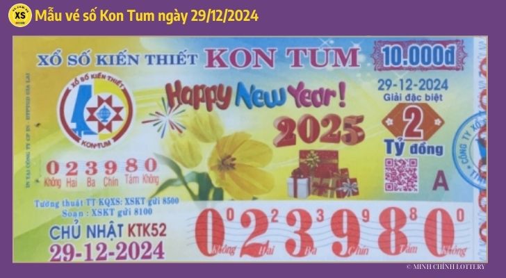 Tham khảo XSKT 2912 Thống kê và phân tích xổ số Kon Tum ngày 29122024 1 Tham khảo XSKT 2912 Thống kê và phân tích xổ số Kon Tum ngày 29122024 1