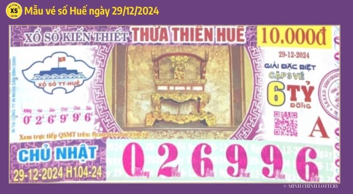 Tham khảo XSTTH 2912 Thống kê và phân tích xổ số Huế ngày 29122024 1 Tham khảo XSTTH 2912 Thống kê và phân tích xổ số Huế ngày 29122024 1
