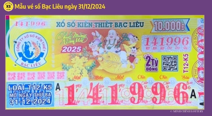 Tham khảo XSBL 3112 Thống kê và phân tích xổ số Bạc Liêu ngày 31122024 1 Tham khảo XSBL 3112 Thống kê và phân tích xổ số Bạc Liêu ngày 31122024 1