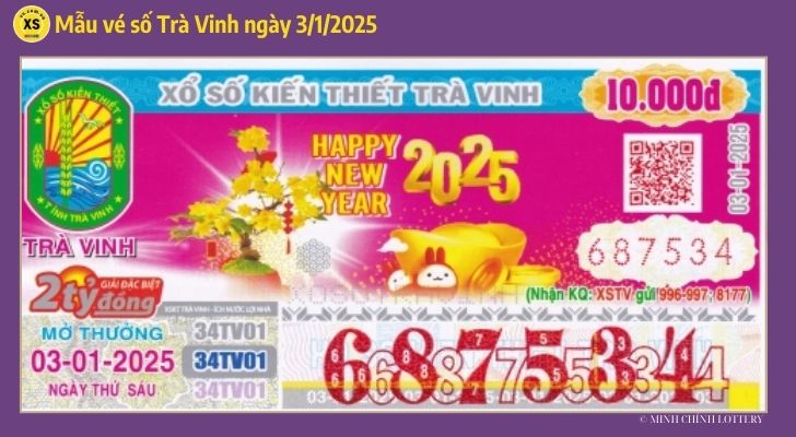 Tham khảo XSTV 31 Thống kê và phân tích xổ số Trà Vinh ngày 312025 1 Tham khảo XSTV 31 Thống kê và phân tích xổ số Trà Vinh ngày 312025 1