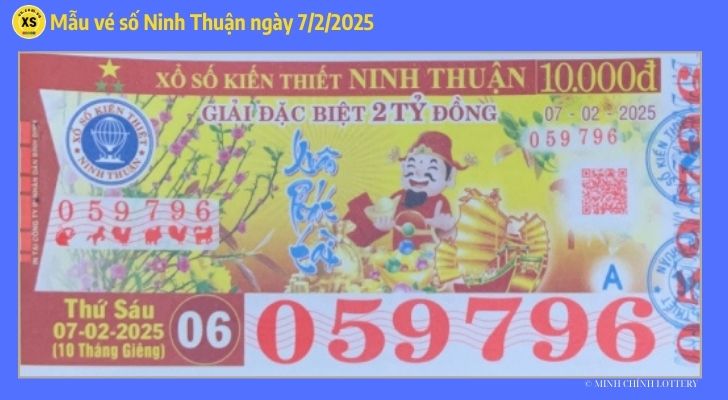 Tham khảo XSNT 7/2 : Thống kê và phân tích xổ số Ninh Thuận ngày 7/2/2025