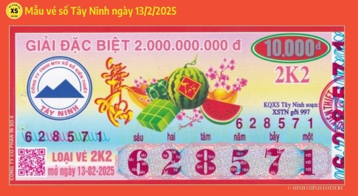 Tham khảo XSTN 13/2 : Thống kê và phân tích xổ số Tây Ninh ngày 13/2/2025