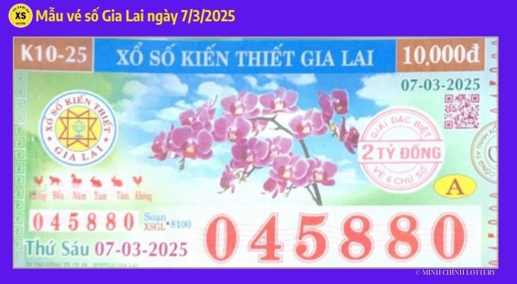 Thống kê XSGL 7/3 : Thống kê và phân tích xổ số Gia Lai ngày 7/3/2025