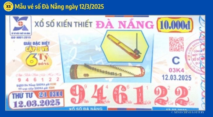 Thống kê và phân tích xổ số Đà Nẵng ngày 12/3/2025
