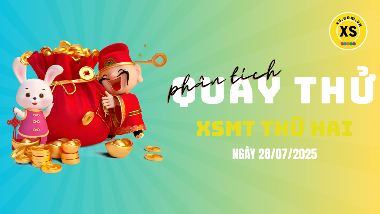 Quay thử xổ số miền Trung thứ 2 ngày 28/7/2025
