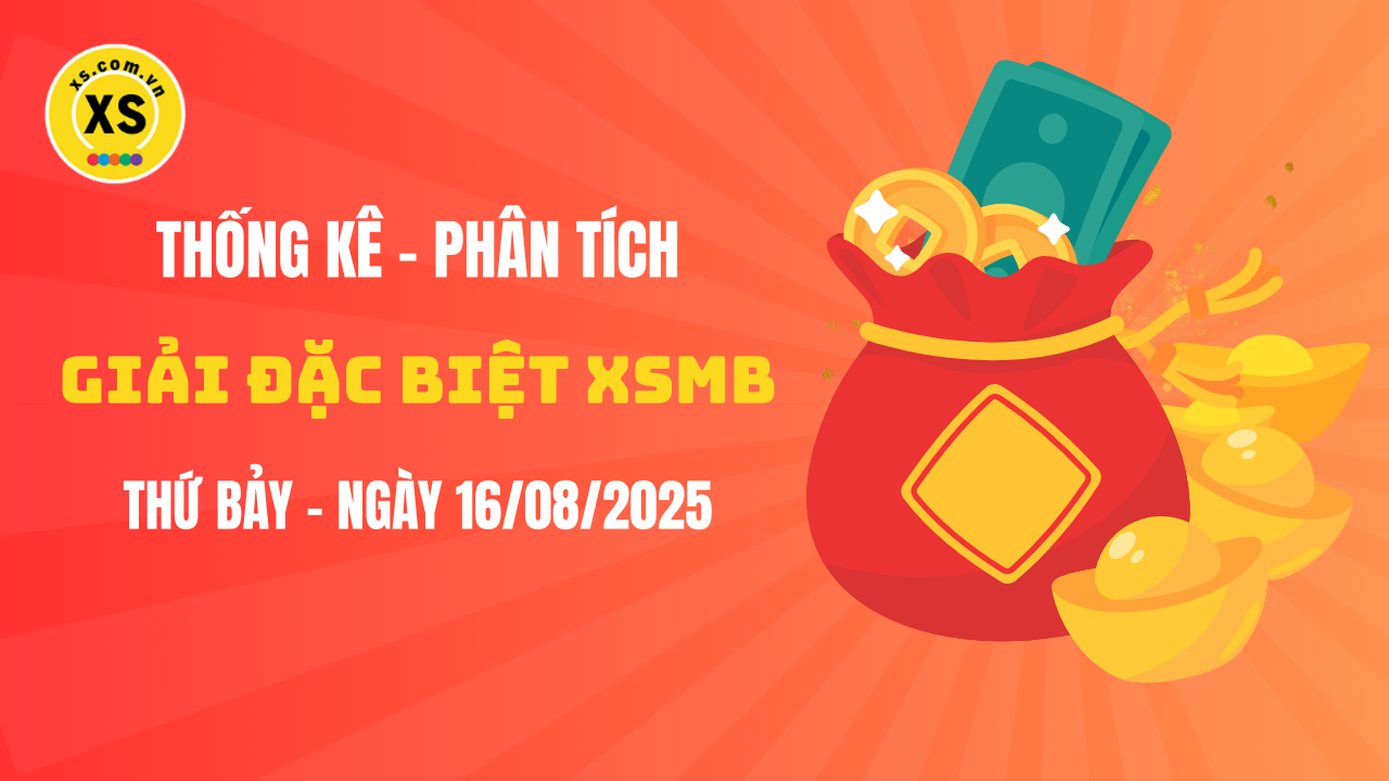 Phân tích giải đặc biệt xổ số miền Bắc ngày 16/8/2025