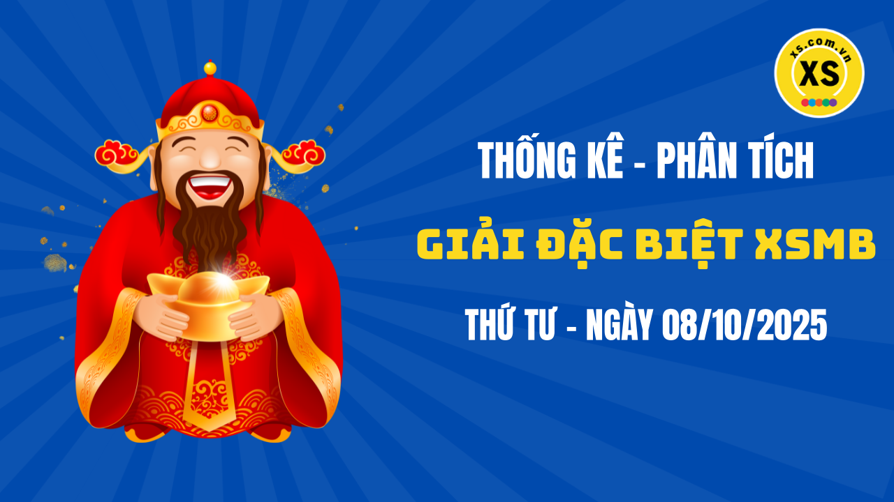 Phân tích giải đặc biệt xổ số miền Bắc ngày 8/10/2025