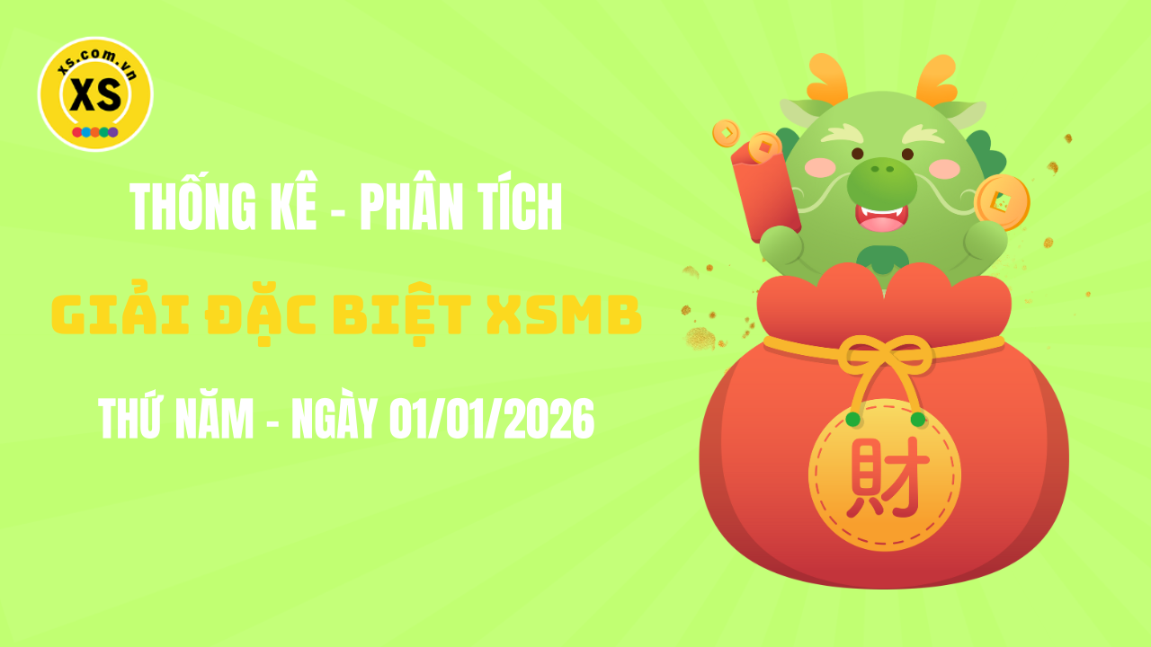 Phân tích giải đặc biệt xổ số miền Bắc ngày 1/1/2026