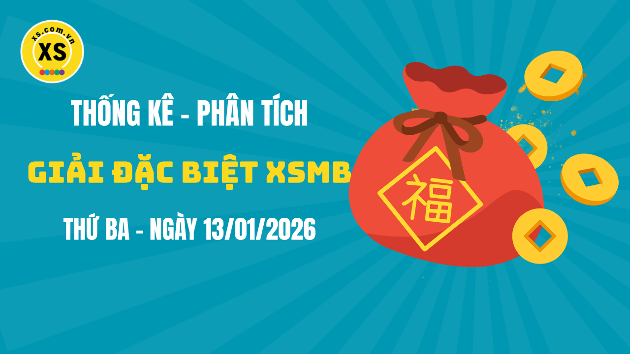 Phân tích giải đặc biệt xổ số miền Bắc ngày 13/1/2026