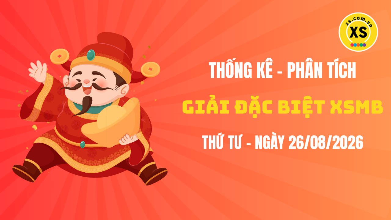 Phân tích giải đặc biệt xổ số miền Bắc ngày 26/8/2026