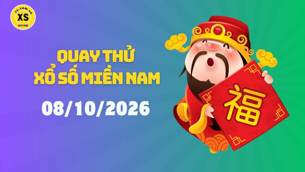 Quay thử XSMN thứ 5 ngày 08/10/2026 - Thống kê xổ số hôm nay